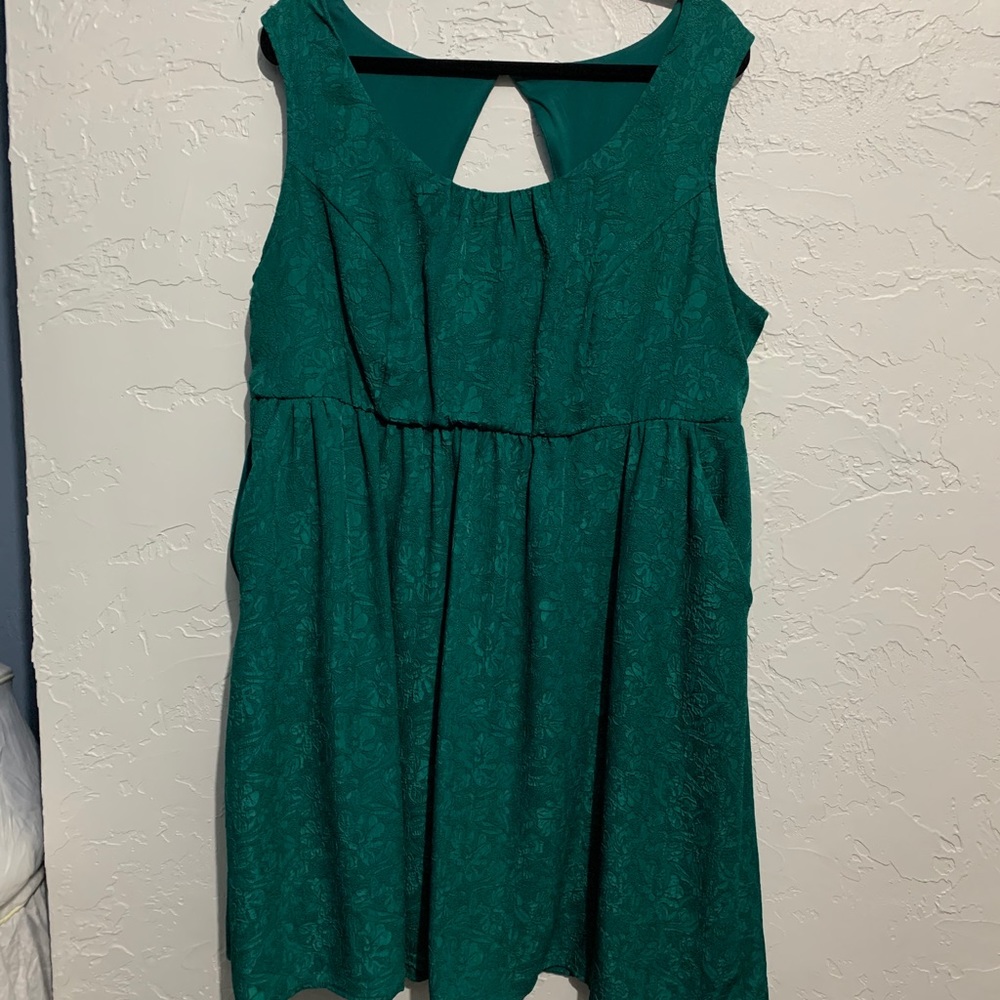 Torrid Green Lace Dress